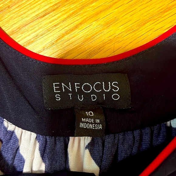 Enfocus  red white and blue🇺🇸 summer dress - Picture 3 of 4